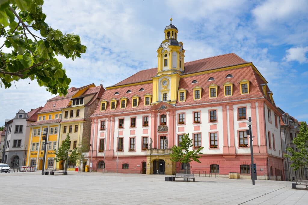 Das Rathaus in Weißenfels