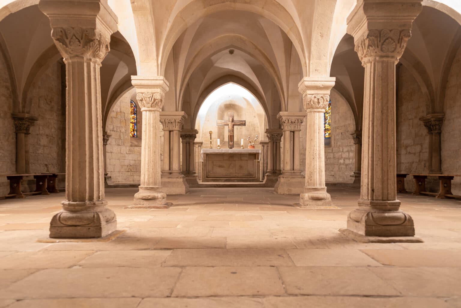 Die Krypta des Dom Naumburg